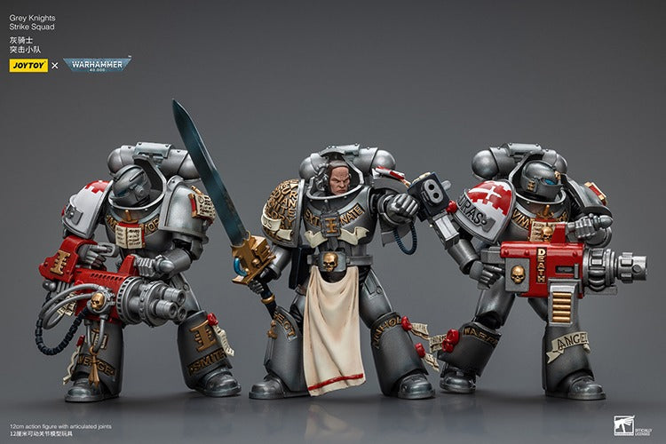 JOYTOY Warhammer 40K Grey Knights Strike Squad Grey Knight with Psilencer JT9008