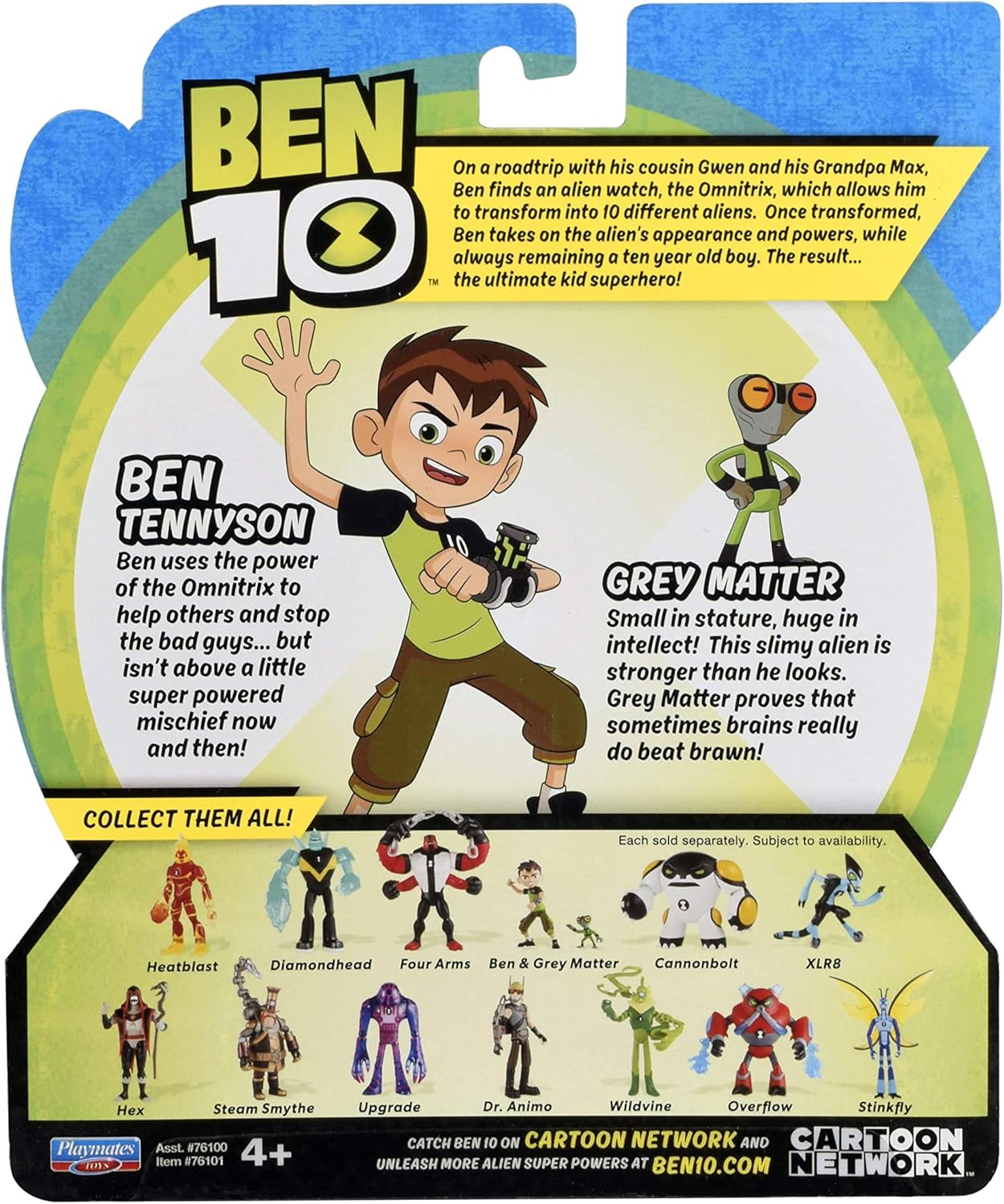 Ben 10 Omni-Metallic - Grey Matter Action Figure