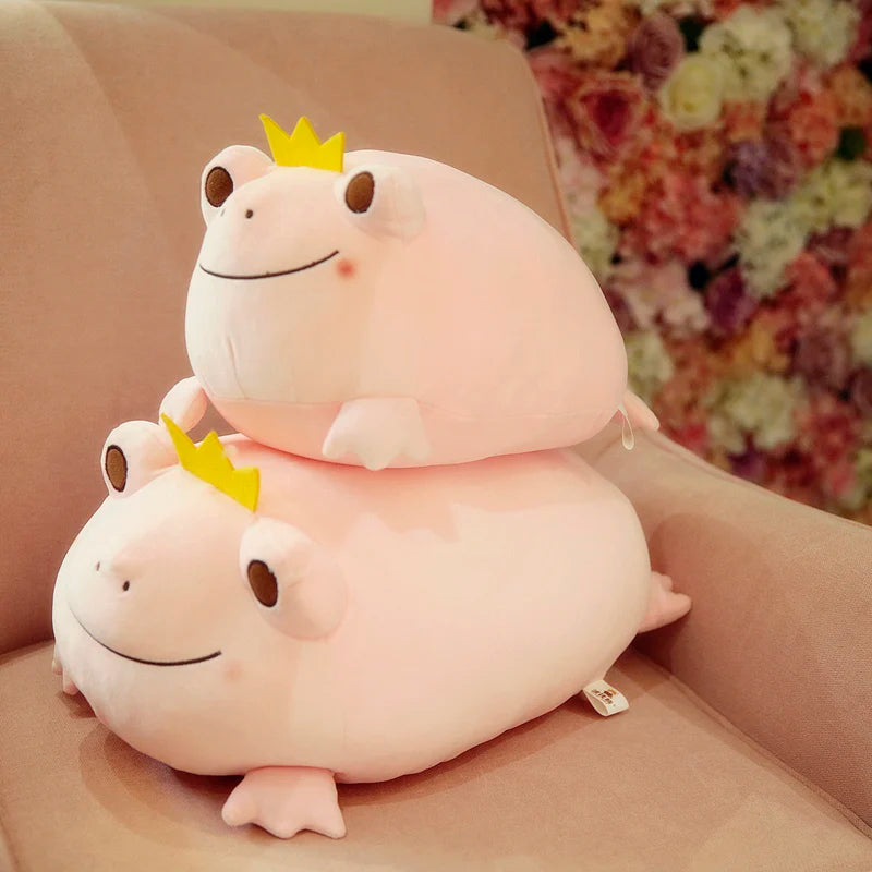 Cute Crown Frog Plush