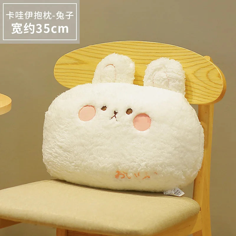 Soft Plush Animal Pillow Back Sofa Cushion