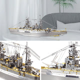 Piececool 3D Metal Puzzle Model Building Kits - Nagato Class Battleship