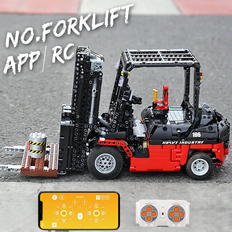 Mould King 13106 RC Forklift Building Block