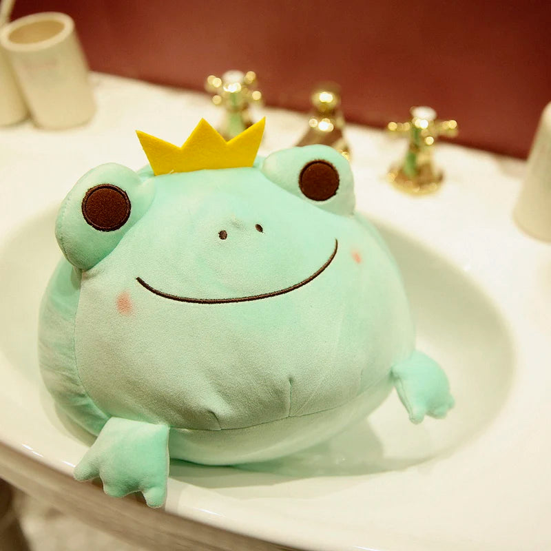 Cute Crown Frog Plush