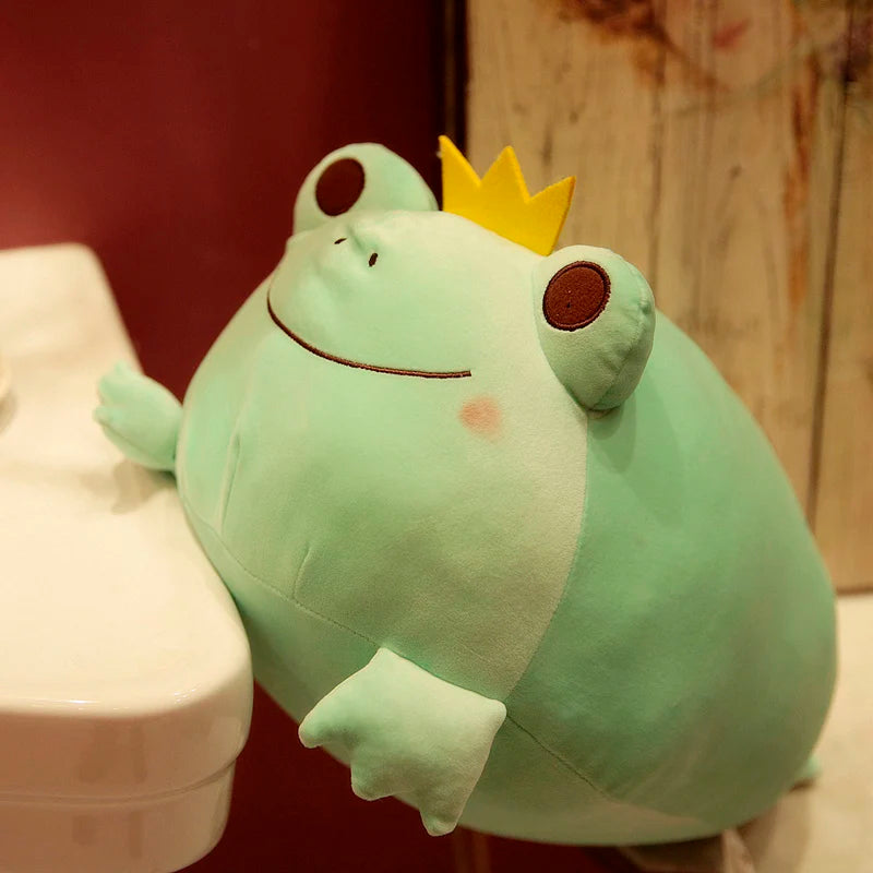 Cute Crown Frog Plush