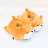 Cute Lazy Shiba Inu Dog Slippers