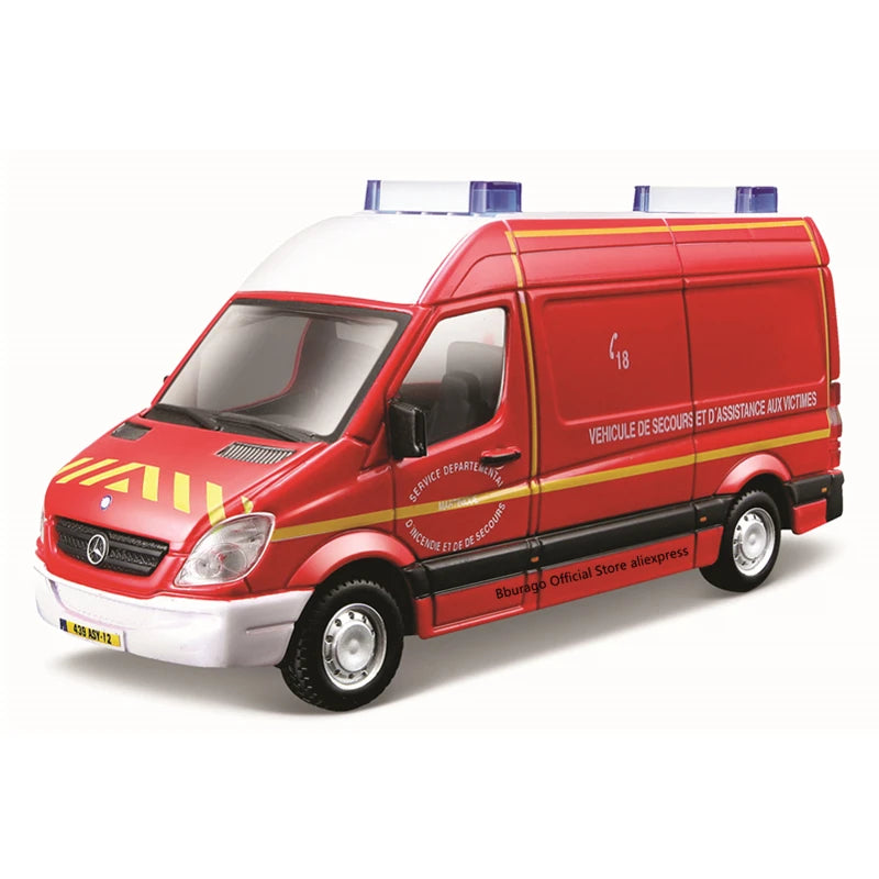 Bburago 1/50 Emergency Force Iveco Magirus 150E 28 model Alloy