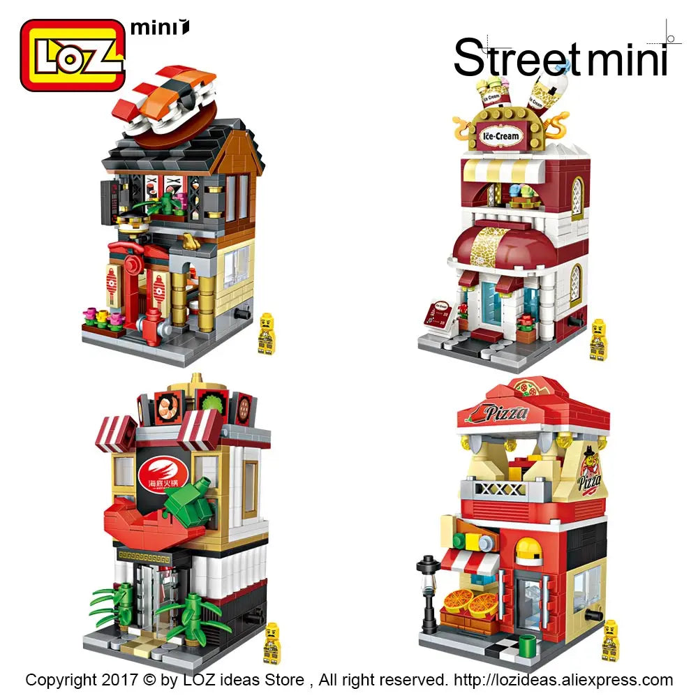 LOZ Mini Blocks Building Blocks City Series Mini Street