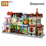 LOZ Mini Block Mini Street City 3d Building Blocks House Cartoon Shop