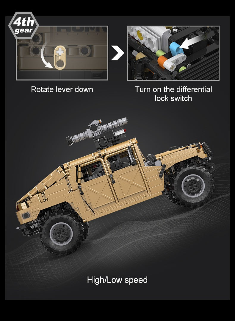 CaDA HUMVEE Vehicle C61036W - Non Motorization