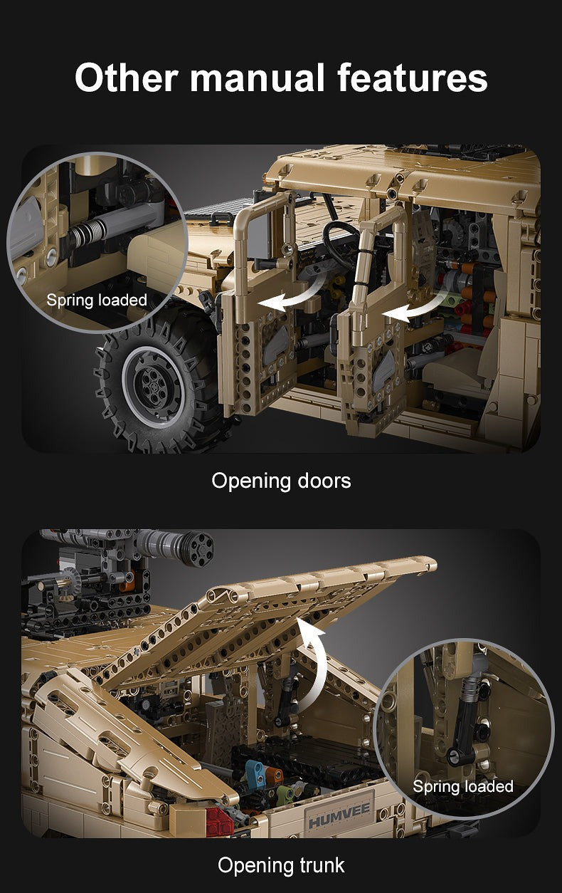 CaDA HUMVEE Vehicle C61036W - Non Motorization