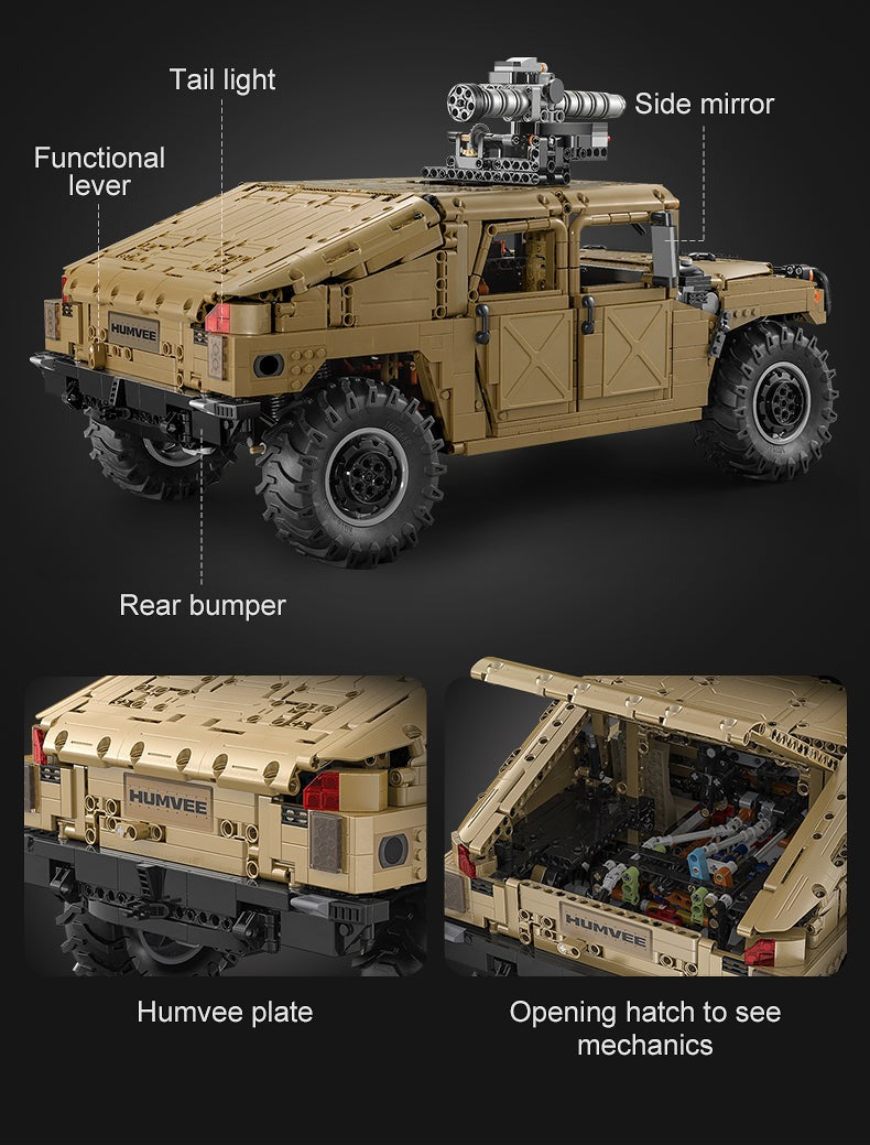 CaDA HUMVEE Vehicle C61036W - Non Motorization