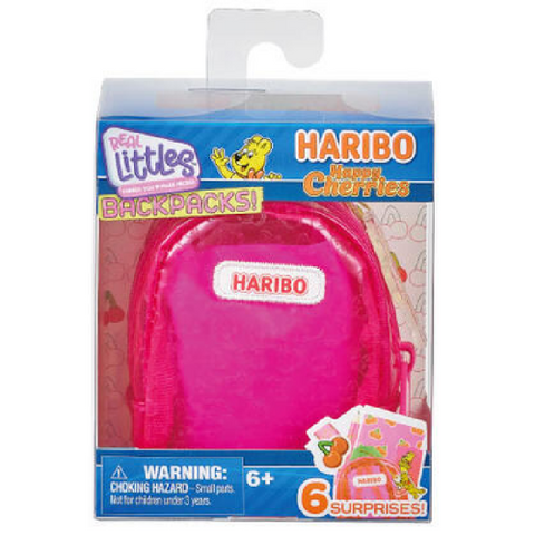 Real Littles Collectible Micro Haribo Happy Cherries Backpack