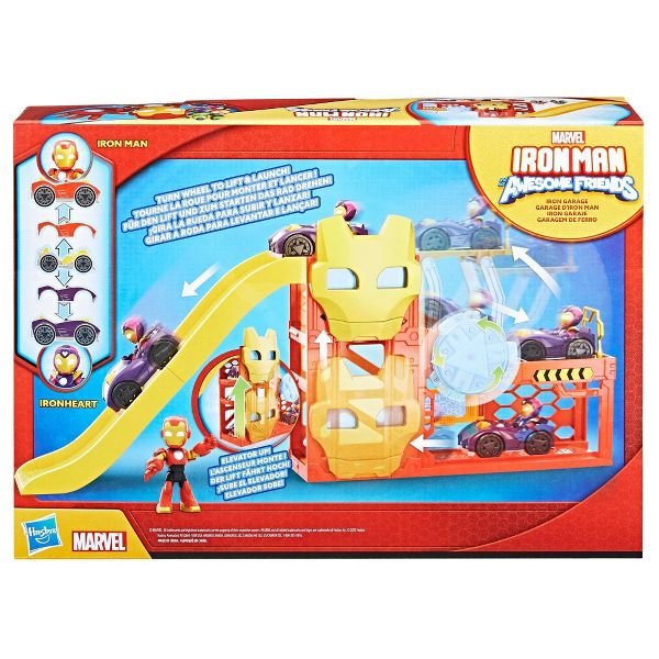 Hasbro Marvel Iron Man and his Awesome Friends Iron Garage