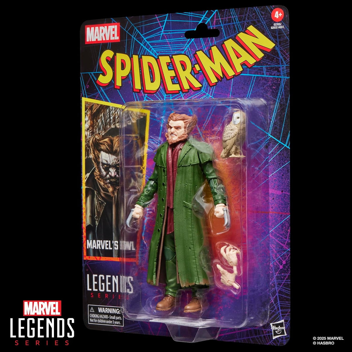Hasbro Marvel Legends Spider Man Retro Marvel's Owl