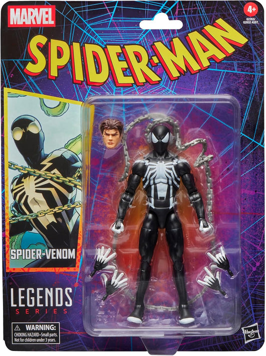 Hasbro Marvel Legends Spider Man Retro Spider Venom