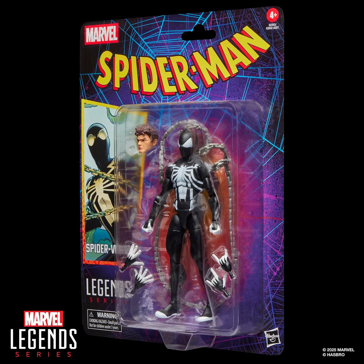 Hasbro Marvel Legends Spider Man Retro Spider Venom