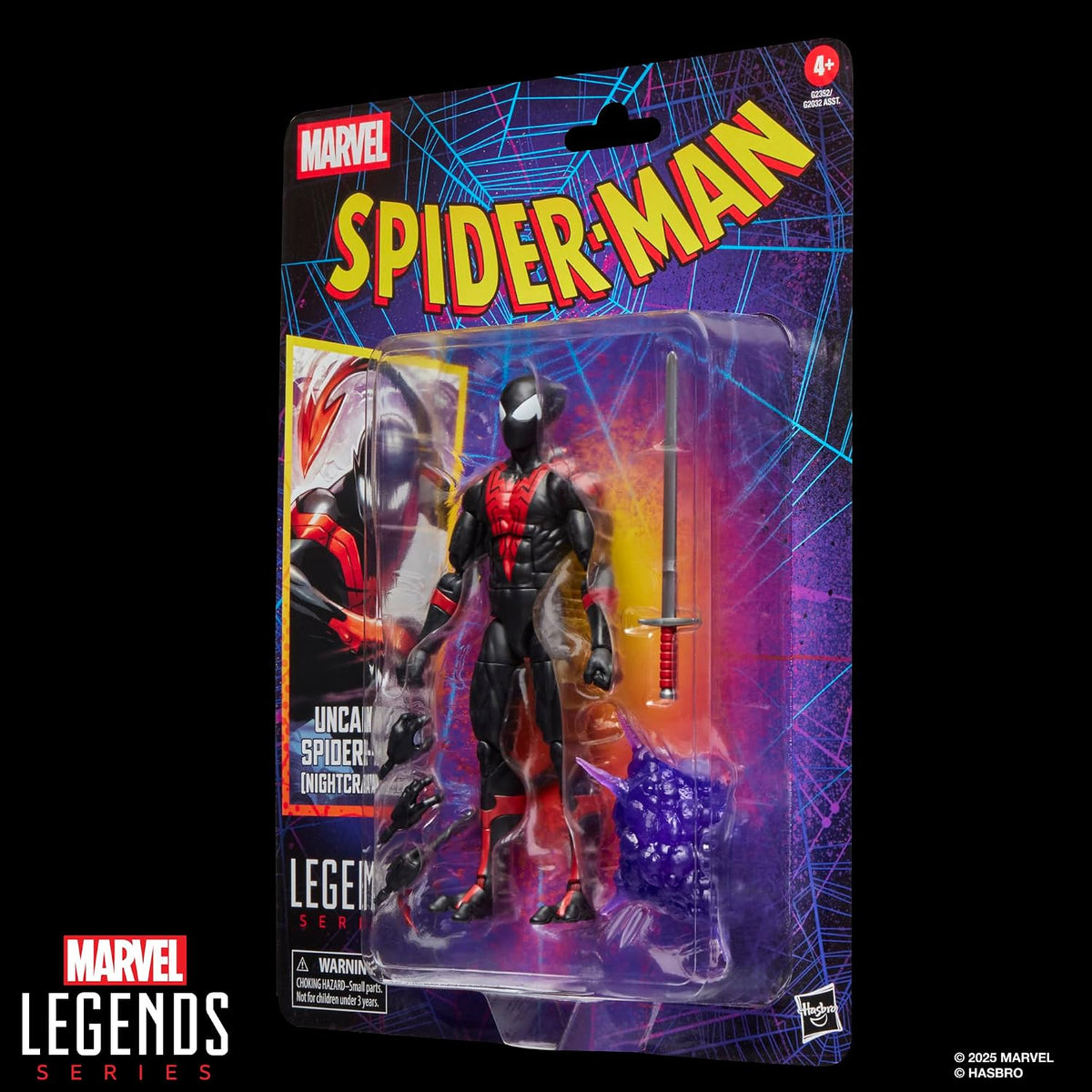 Hasbro Marvel Legends Spider Man Retro Uncanny Nightcrawler