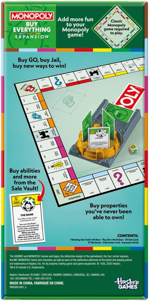 Hasbro Monopoly Buy Everything