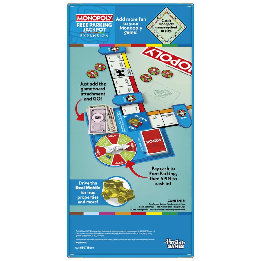 Hasbro Monopoly Free Parking Jackpot