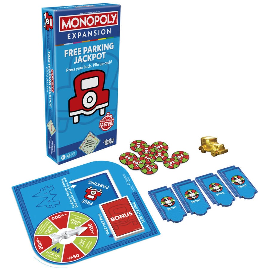 Hasbro Monopoly Free Parking Jackpot