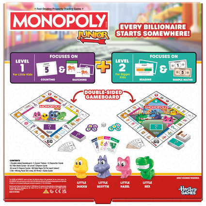 Hasbro Monopoly Junior 2 In 1
