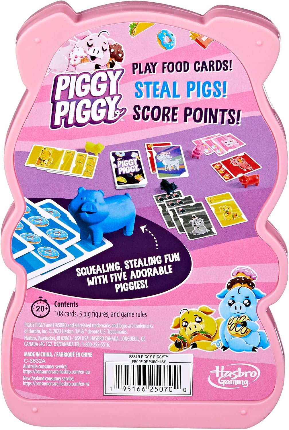 Hasbro Piggy Piggy Card Game
