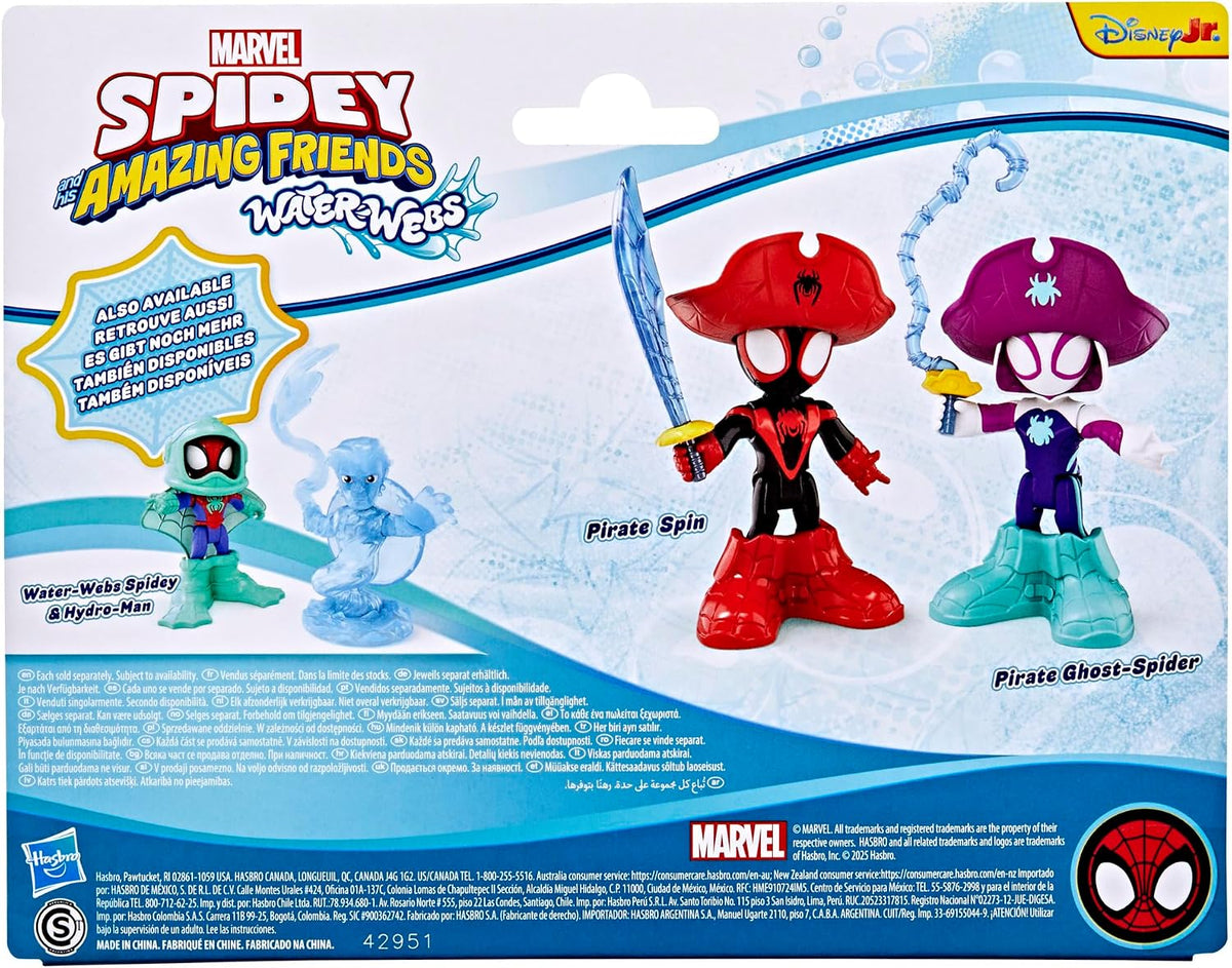 Hasbro SAF Waterwebs - Pirate Miles Spin Morales & Pirate Ghost-Spider