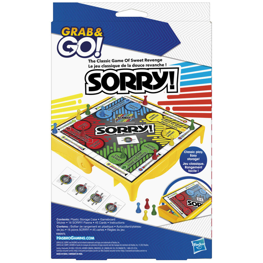 Hasbro Sorry! Grab and Go