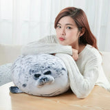 Chubby Happy Angry Seal Pillow