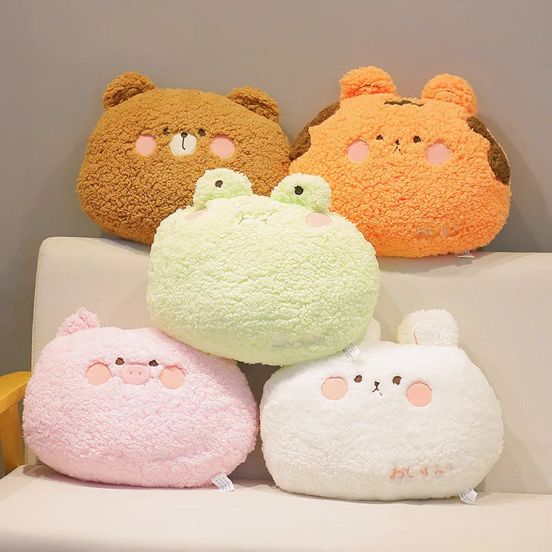 Soft Plush Animal Pillow Back Sofa Cushion