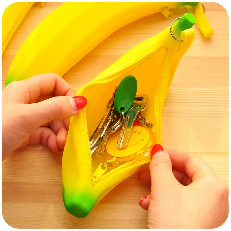 Silicone Banana Coin Purse