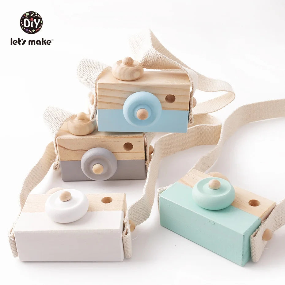 Wooden Baby Toys Fashion Camera