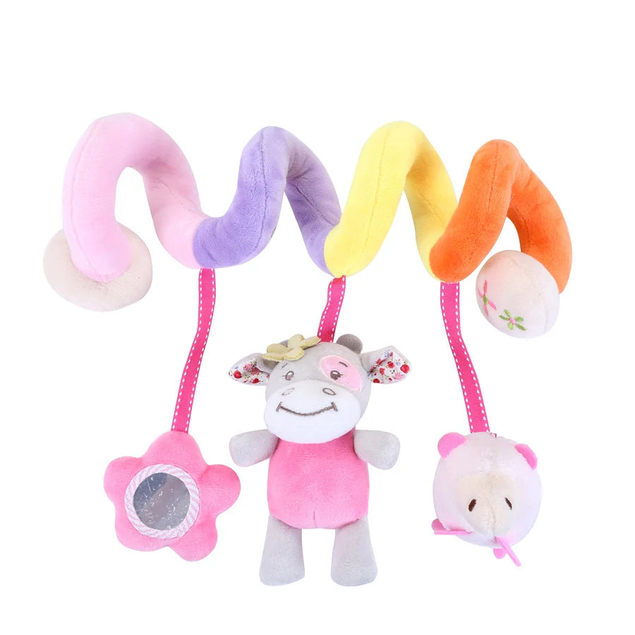 Stroller Spiral Rattle Baby Toy For Newborns