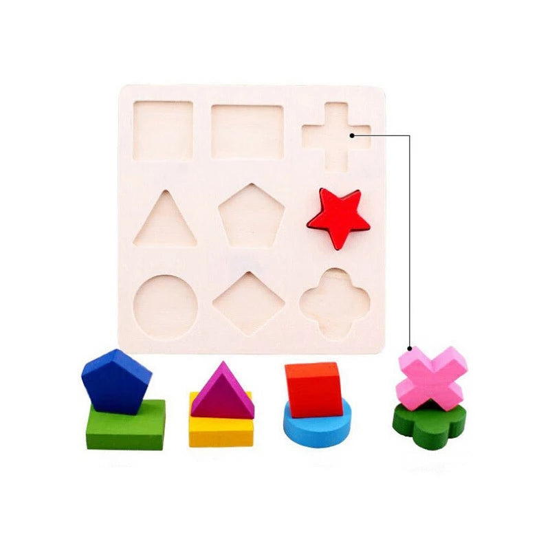 Montessori Baby Toys Wooden Roller Coaster Bead Maze