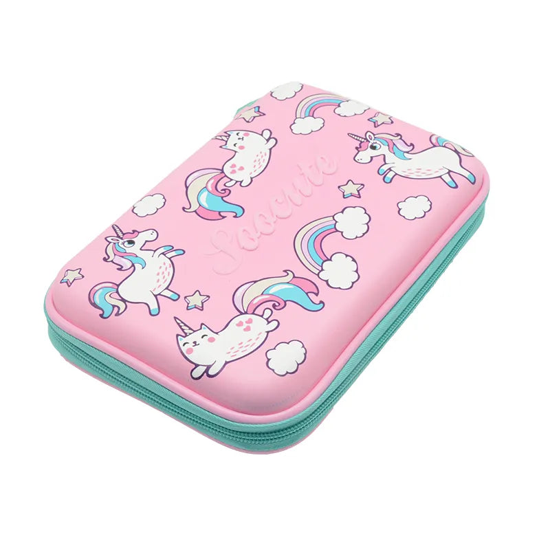 Hard case zip Pencil Case Big Size