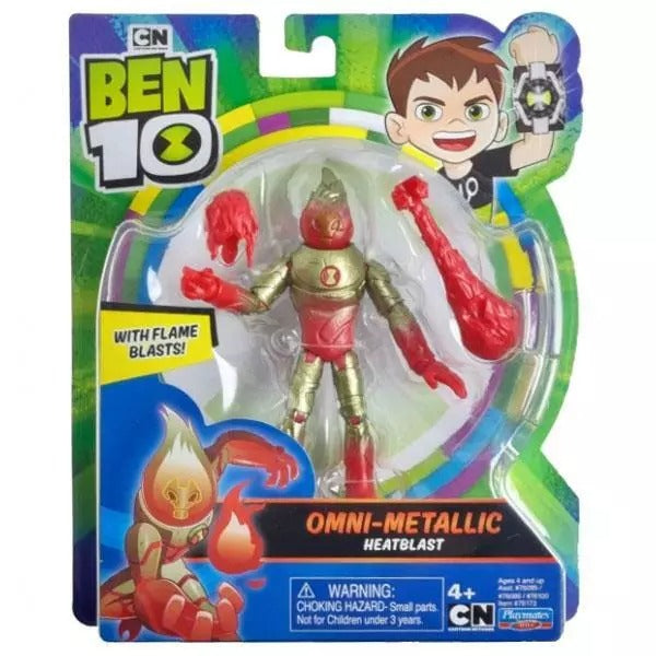 Ben 10 Omni-Metallic - Heatblast Action Figure