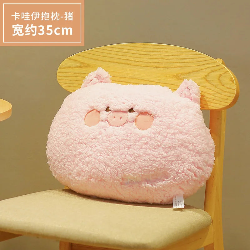 Soft Plush Animal Pillow Back Sofa Cushion