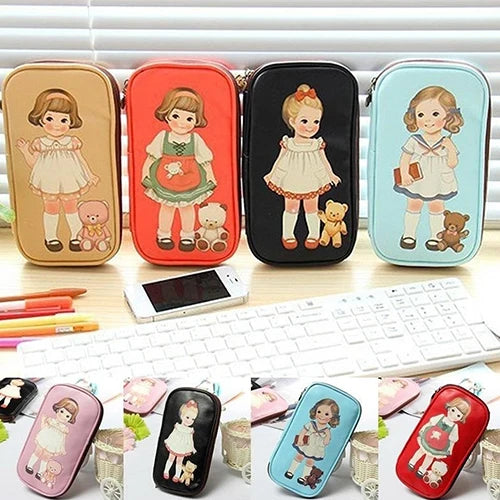 Vintage girl Pencil Case