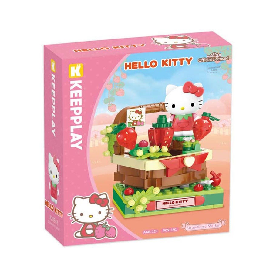 Keeppley Hello Kitty Strawberry Market