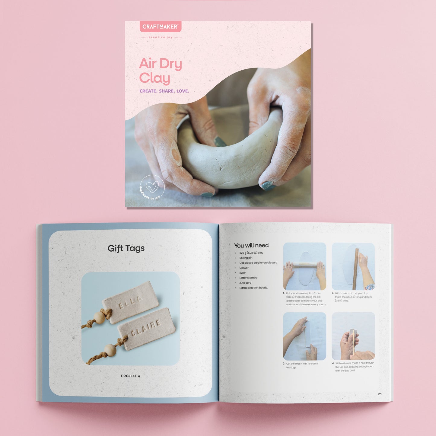 Hinkler Craft Maker Air Dry Clay
