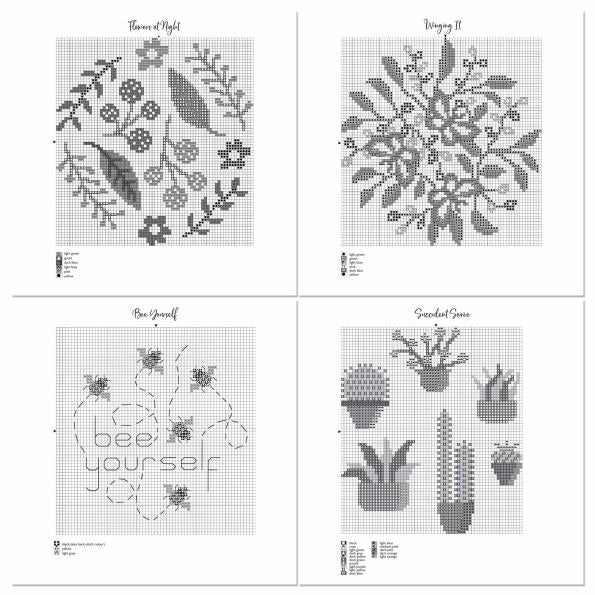 Hinkler Craft Maker Botanical Cross Stitch Kit