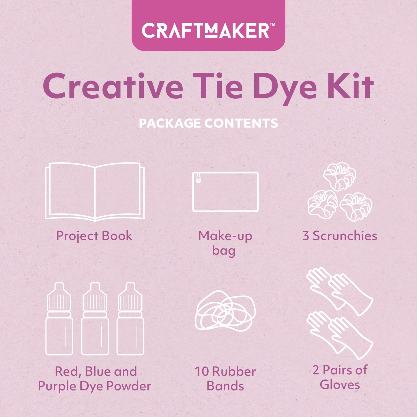 Hinkler Craft Maker Tie Die Kit