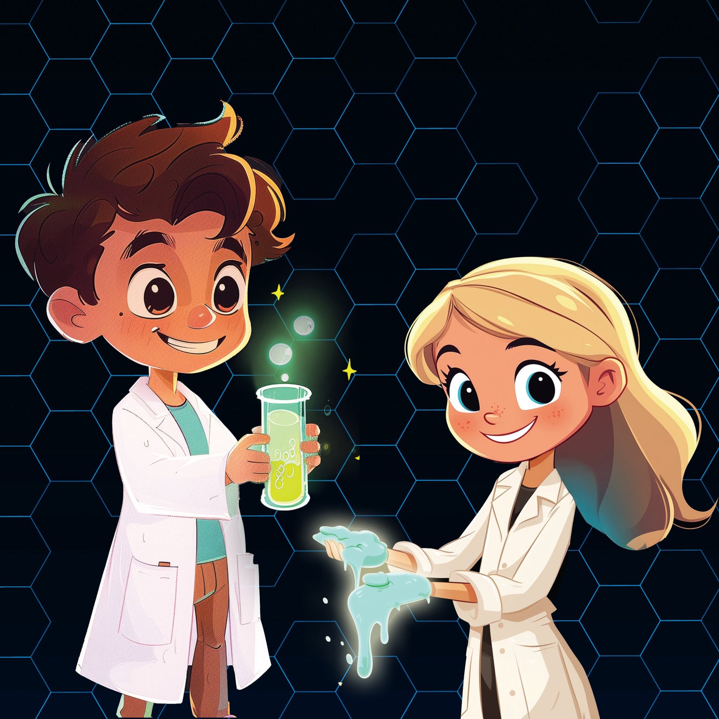 Hinkler Curious Universe Glow in the Dark Slime Lab