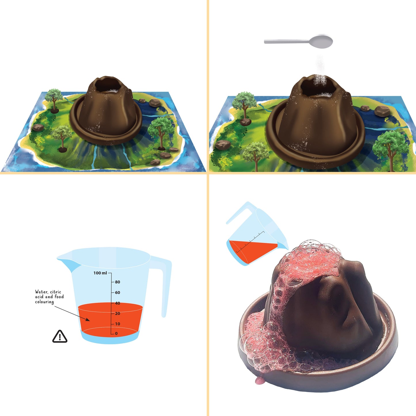 Hinkler Curious Universe Volcano Experiment Lab