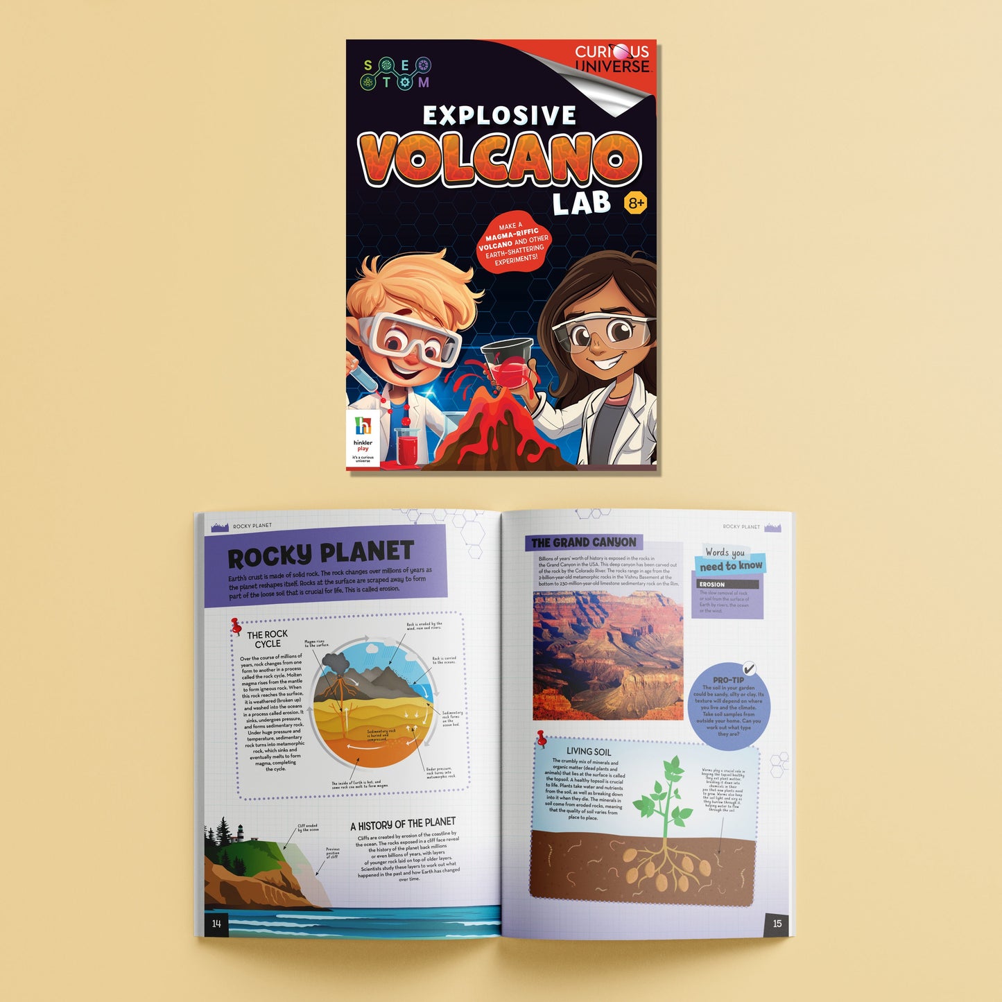 Hinkler Curious Universe Volcano Experiment Lab