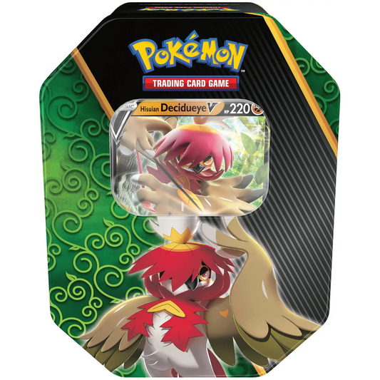 Pokemon Tcg: Divergent Powers Tins - Hisuian Decidueye V Pokémon