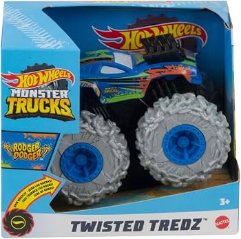 Hot Wheels Monster Truck 1:43 Scale New Rev Tredz Rodger Dodger