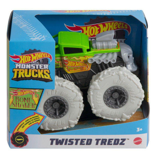 Hot Wheels Monster Truck 1:43 Scale New Rev Tredz Bone Shaker