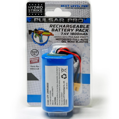 Hydro Strike PULSAR PRO Ultimate Gel Blaster Rechargeable Battery Pack 7.4 V