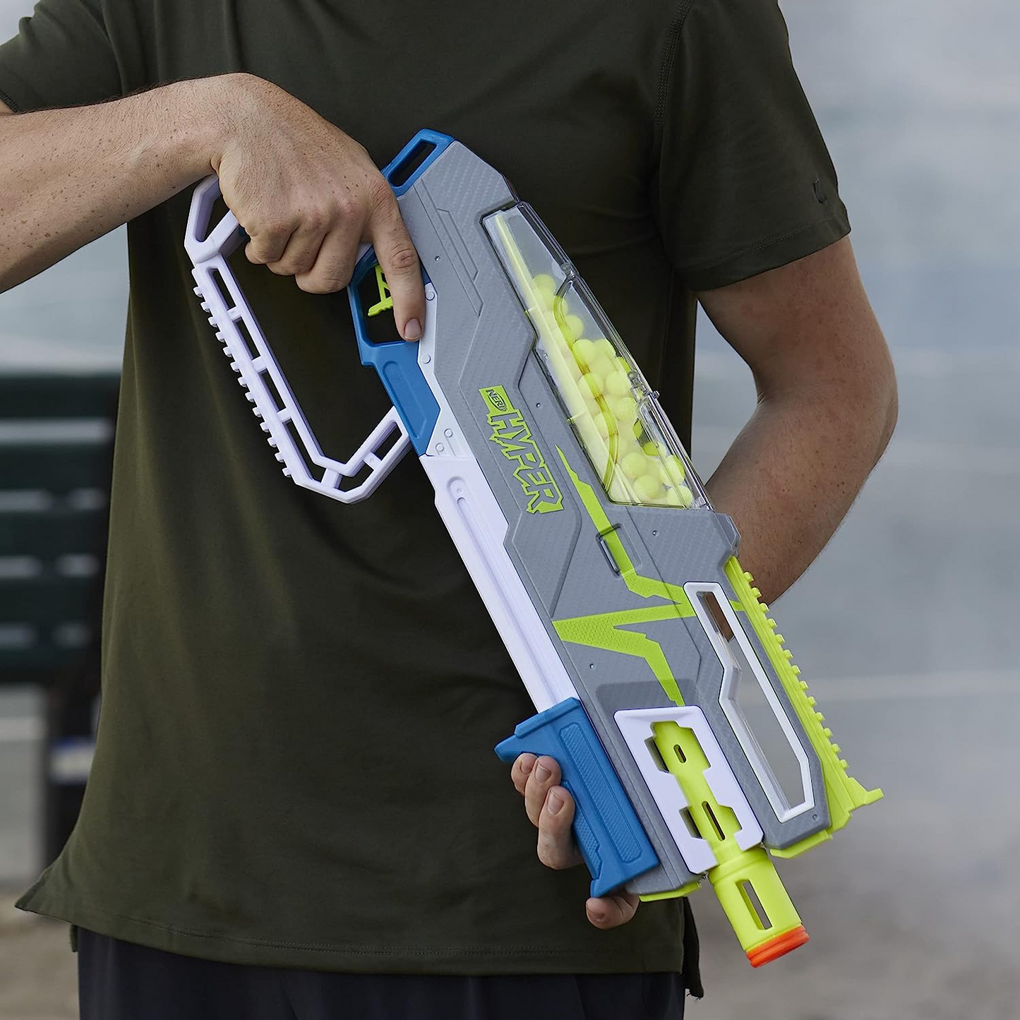 NERF Hyper Siege-50 Pump-Action Blaster